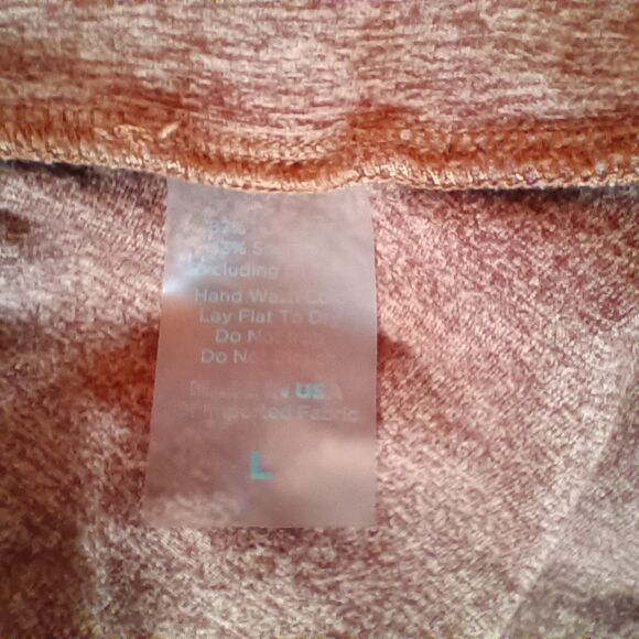 Bombshell Sportswear Sculpt Bodysuit Jumpsuit Womens L Burnt Orange Strappy Back - Picture 4 of 5